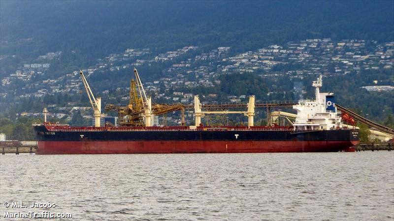 vsc triton (Bulk Carrier) - IMO 9593311, MMSI 636016266, Call Sign D5FH4 under the flag of Liberia