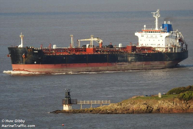 toro (Chemical/Oil Products Tanker) - IMO 9208124, MMSI 636019607, Call Sign D5VH2 under the flag of Liberia