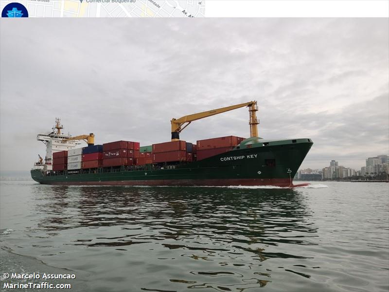 contship key (Container Ship) - IMO 9338278, MMSI 636020307, Call Sign D5YP9 under the flag of Liberia