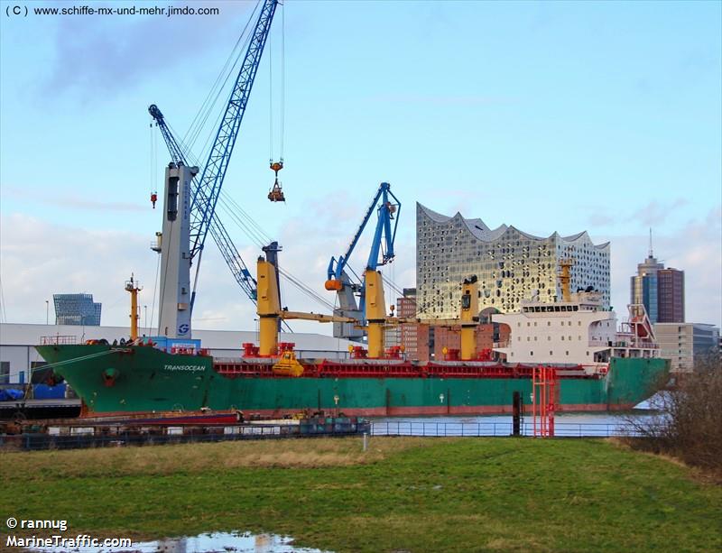 transocean (Bulk Carrier) - IMO 9644251, MMSI 636020467, Call Sign D5ZJ4 under the flag of Liberia