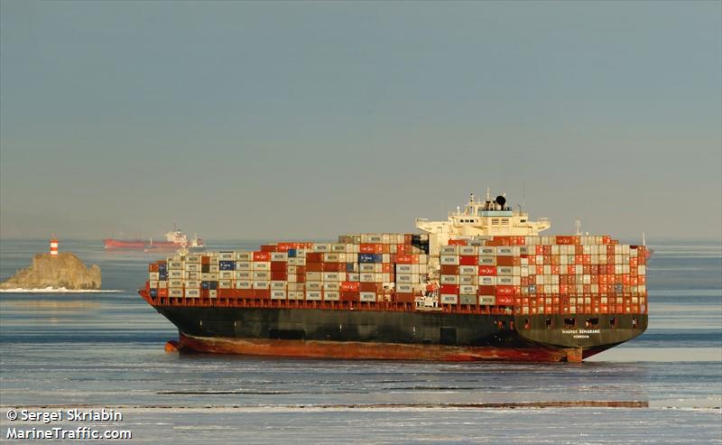 maersk semarang (Container Ship) - IMO 9330070, MMSI 636092986, Call Sign D5MK9 under the flag of Liberia