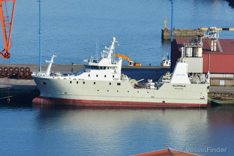 olupale (Fishing Vessel) - IMO 9896232, MMSI 659069000, Call Sign V5IF under the flag of Namibia