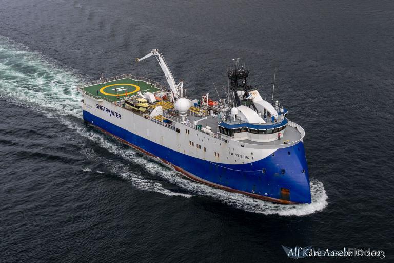 sw vespucci (Research Vessel) - IMO 9452971, MMSI 209128000, Call Sign 5BXF2 under the flag of Cyprus