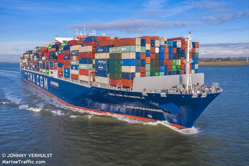 cma cgm scandola (Container Ship) - IMO 9859129, MMSI 215839000, Call Sign 9HA5325 under the flag of Malta