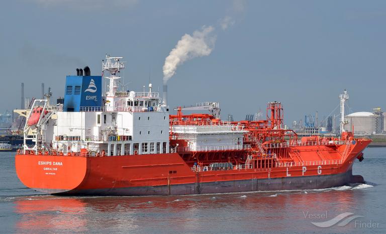 tristar dana (LPG Tanker) - IMO 9506186, MMSI 215875000, Call Sign 9HA5343 under the flag of Malta