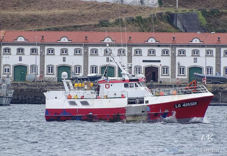 fv miren (Fishing vessel) - IMO , MMSI 227300000, Call Sign FHZV under the flag of France