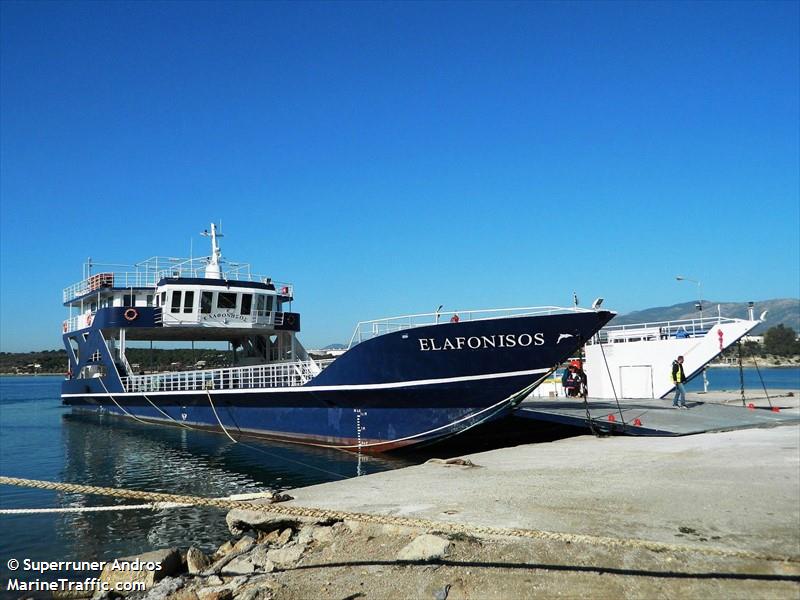 elafonisos (Passenger/Ro-Ro Cargo Ship) - IMO 9780433, MMSI 239892500, Call Sign SVA6520 under the flag of Greece