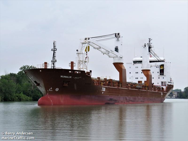 nunalik (General Cargo Ship) - IMO 9466996, MMSI 244020048, Call Sign PBEL under the flag of Netherlands