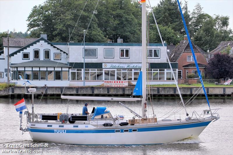 mts laetitia (Sailing vessel) - IMO , MMSI 244660104, Call Sign PF2228 under the flag of Netherlands