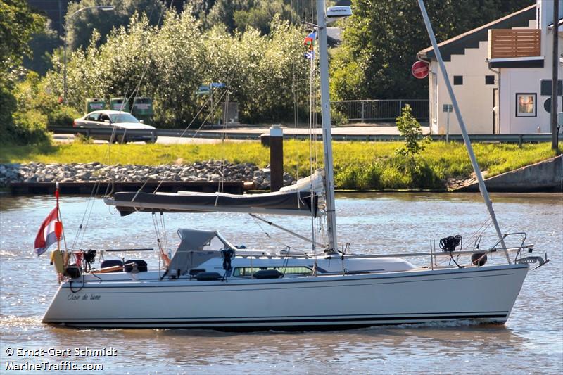 clair de lune (Pleasure craft) - IMO , MMSI 244770064, Call Sign PG4893 under the flag of Netherlands