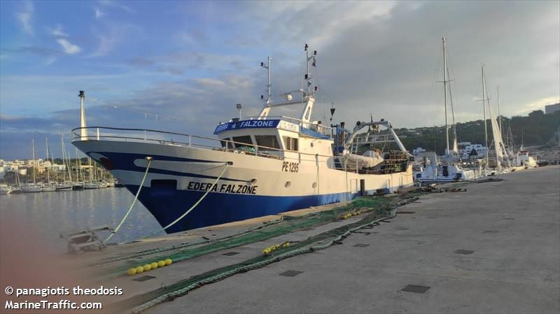edera falzone (Fishing vessel) - IMO , MMSI 247151730, Call Sign IVTQ under the flag of Italy