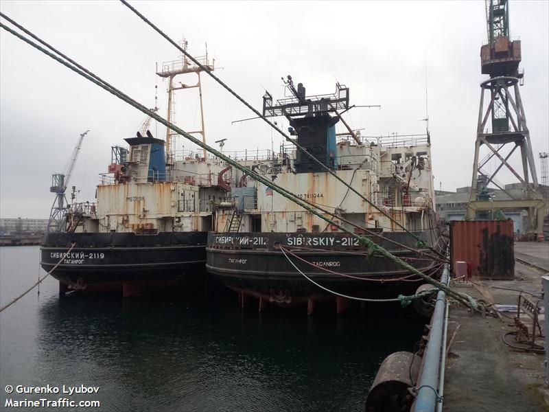 sibirskiy-2112 (General Cargo Ship) - IMO 7811044, MMSI 273342420, Call Sign UBXE8 under the flag of Russia