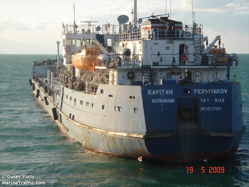 kapitan permyakov (Oil Products Tanker) - IMO 8727953, MMSI 273343600, Call Sign UFQN under the flag of Russia