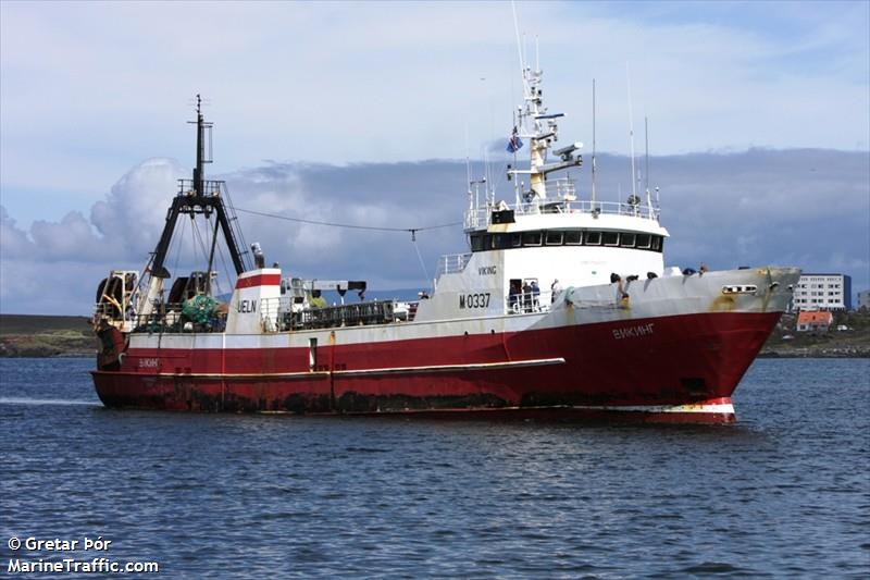 viking (Fishing Vessel) - IMO 7511527, MMSI 273433220, Call Sign UELN under the flag of Russia