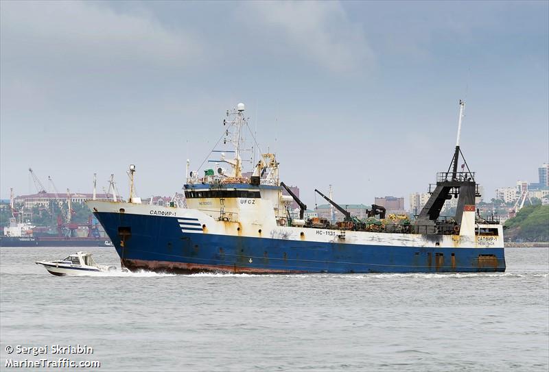 sapfir-1 (Fishing Vessel) - IMO 7928213, MMSI 273433540, Call Sign UFCZ under the flag of Russia