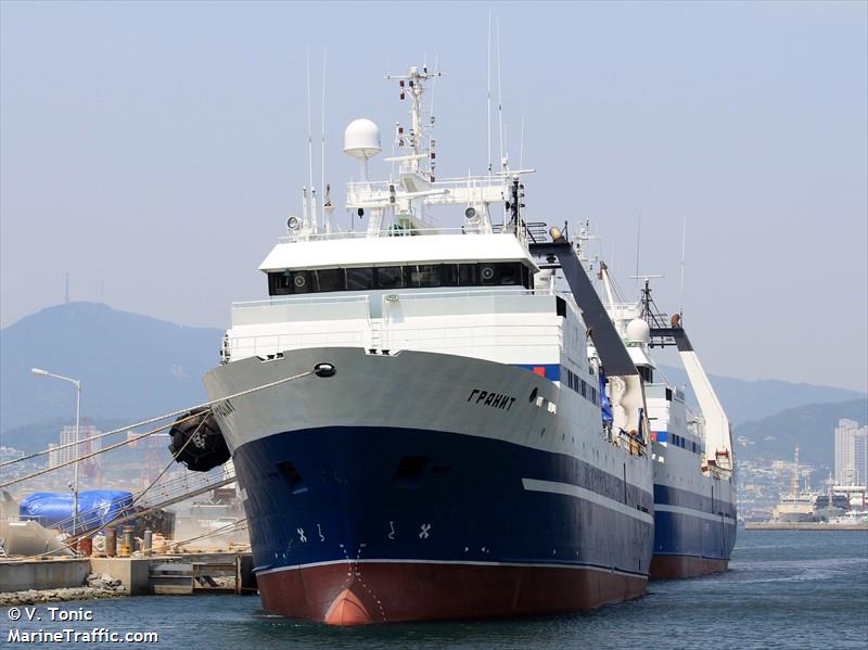 granit (Fish Factory Ship) - IMO 8901509, MMSI 273440690, Call Sign UFJD under the flag of Russia