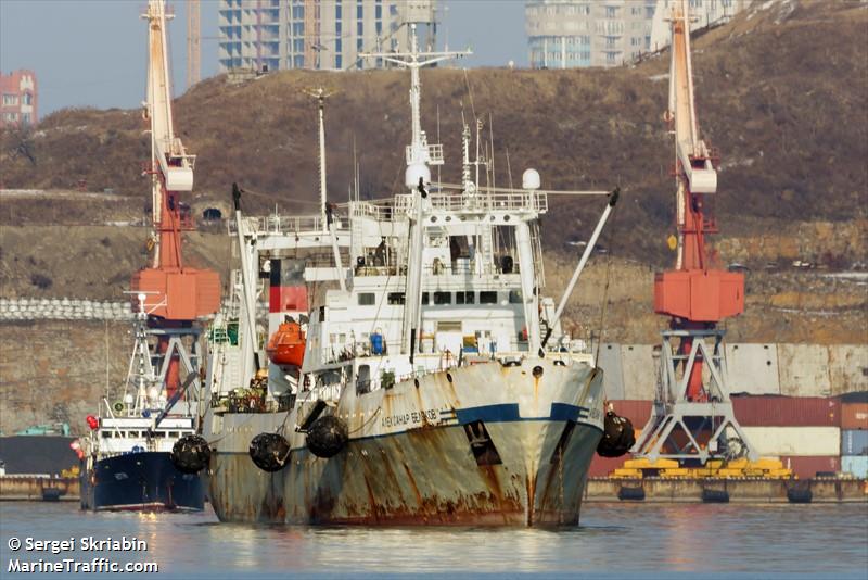 alexandr belyakov (Fish Factory Ship) - IMO 8721260, MMSI 273825210, Call Sign UBCS under the flag of Russia