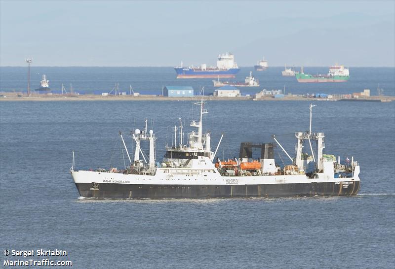 ilya konovalov (Fish Factory Ship) - IMO 8721167, MMSI 273828110, Call Sign UIYB under the flag of Russia