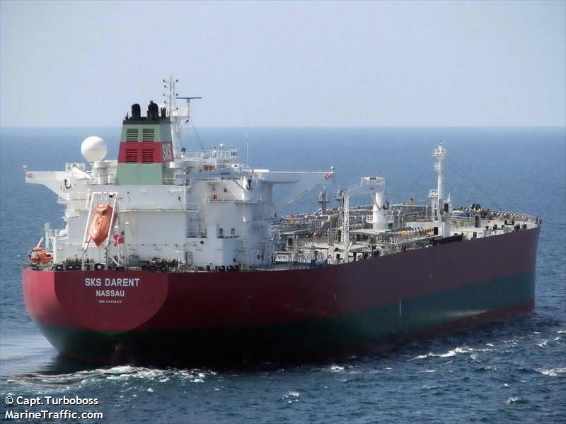 sks darent (Crude Oil Tanker) - IMO 9461843, MMSI 311052500, Call Sign C6ZC8 under the flag of Bahamas