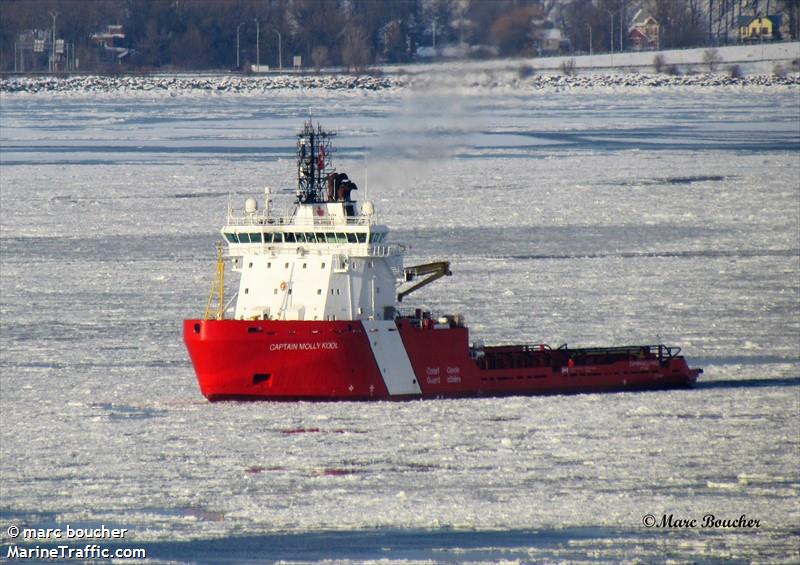 captain molly kool (Offshore Tug/Supply Ship) - IMO 9199646, MMSI 316038803, Call Sign VAAE under the flag of Canada