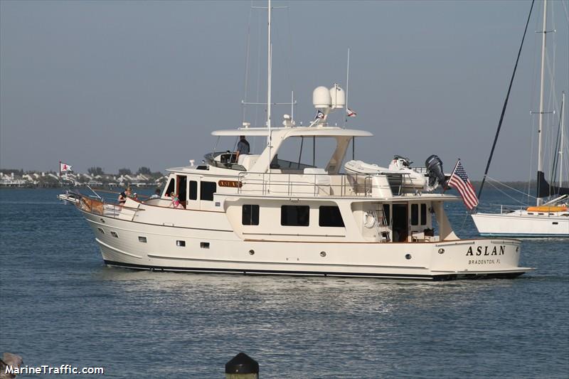 aslan (Pleasure craft) - IMO , MMSI 338093851 under the flag of USA