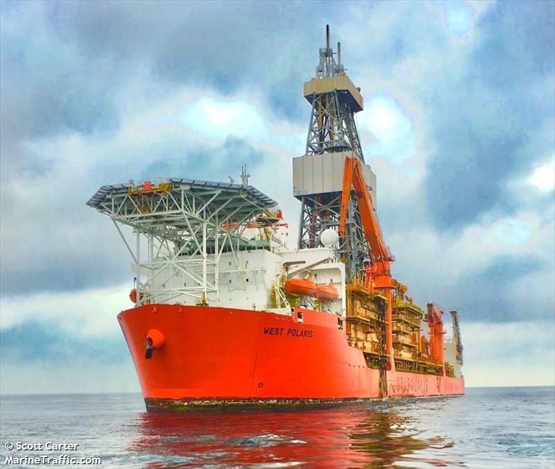 west polaris (Drilling Ship) - IMO 9372535, MMSI 356656000, Call Sign 3EOK6 under the flag of Panama