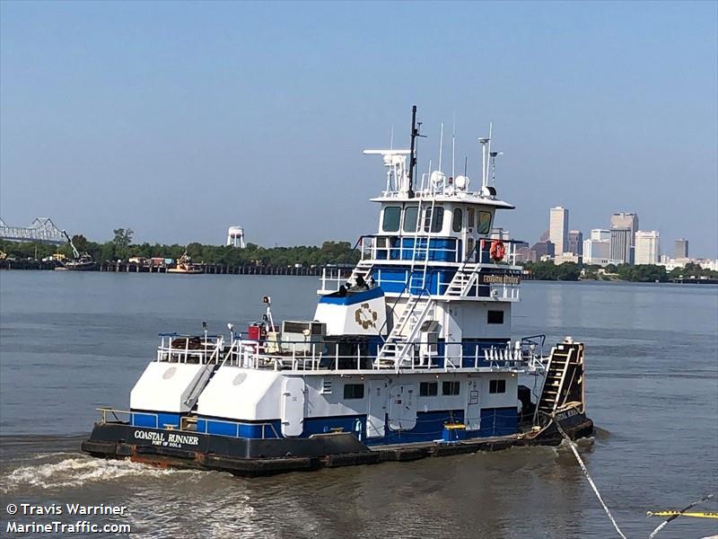 coastal runner (Tug) - IMO , MMSI 368076250, Call Sign WDK6611 under the flag of United States (USA)