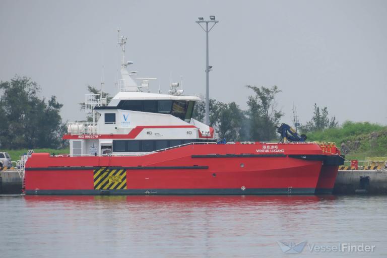 ventus lugang (Offshore Tug/Supply Ship) - IMO 9902079, MMSI 416006164, Call Sign BQ3080 under the flag of Taiwan