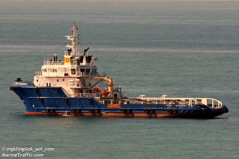 mahananda (Offshore Tug/Supply Ship) - IMO 9541100, MMSI 419744000, Call Sign AUWL under the flag of India