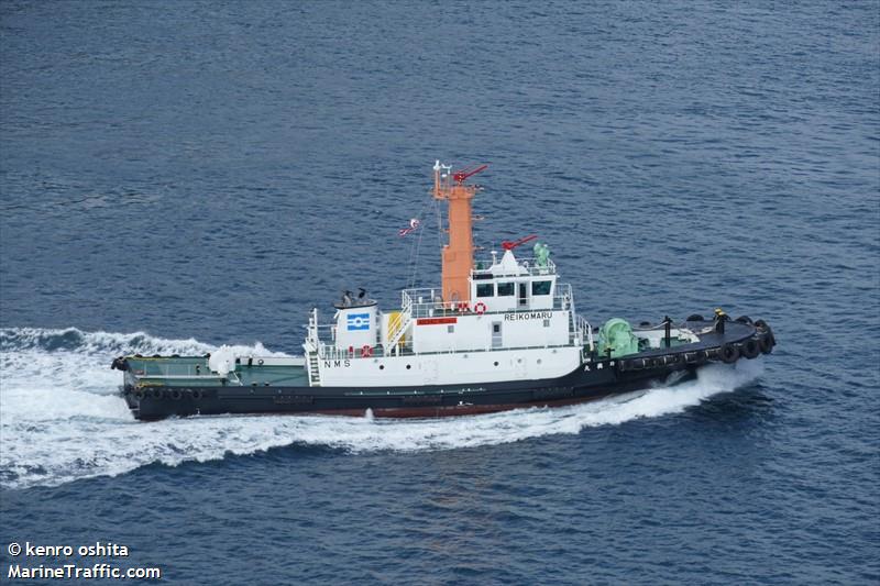 reiko maru (Tug) - IMO , MMSI 431015659, Call Sign JD4782 under the flag of Japan