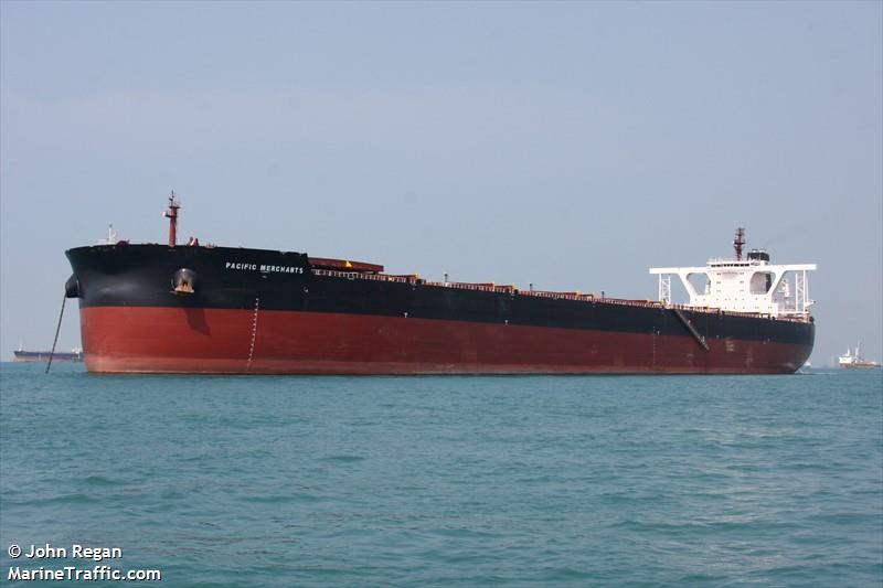 pacific merchants (Bulk Carrier) - IMO 9532604, MMSI 477178700, Call Sign VROY9 under the flag of Hong Kong