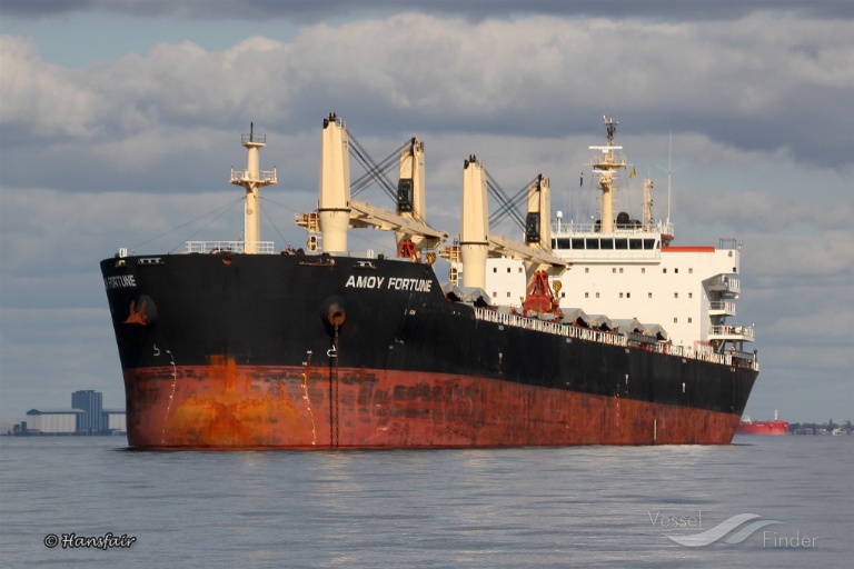 amoy fortune (Bulk Carrier) - IMO 9583639, MMSI 477493800, Call Sign VRII3 under the flag of Hong Kong