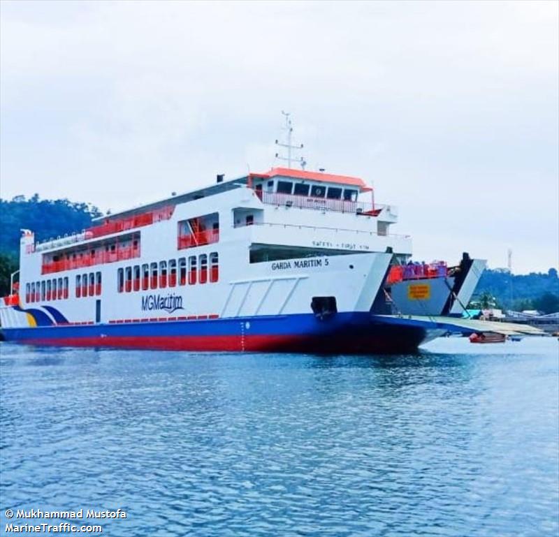 garda maritim 5 (Passenger/Ro-Ro Cargo Ship) - IMO 9910818, MMSI 525101904, Call Sign YDZW2 under the flag of Indonesia