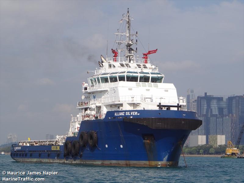 allianz silver (Offshore Tug/Supply Ship) - IMO 9299836, MMSI 538006994, Call Sign V7TZ8 under the flag of Marshall Islands