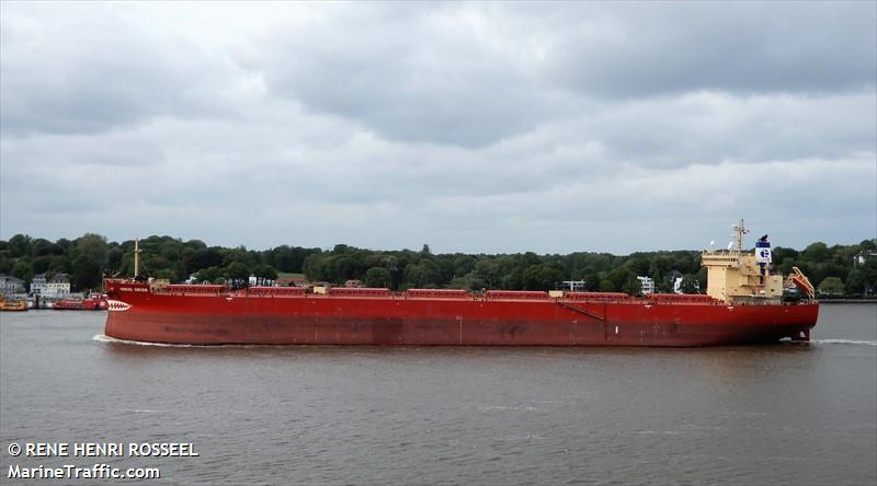 nordic orion (Bulk Carrier) - IMO 9529463, MMSI 538009229, Call Sign V7A4481 under the flag of Marshall Islands