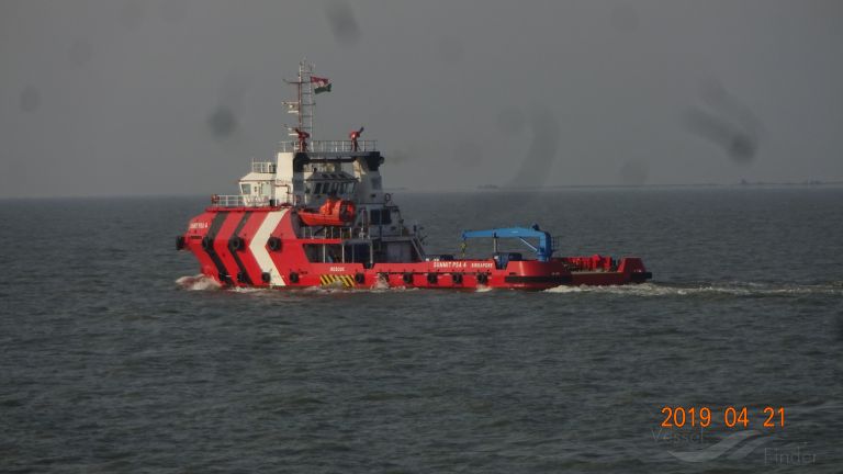 summit psa 4 (Offshore Tug/Supply Ship) - IMO 9847229, MMSI 563067700, Call Sign 9V6053 under the flag of Singapore