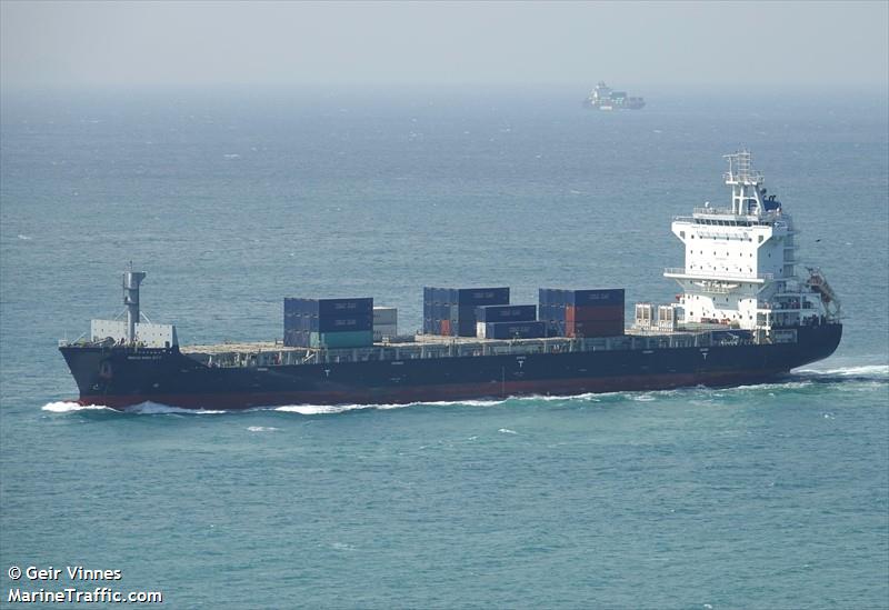 a fuji (Container Ship) - IMO 9833383, MMSI 563121900, Call Sign 9V6999 under the flag of Singapore