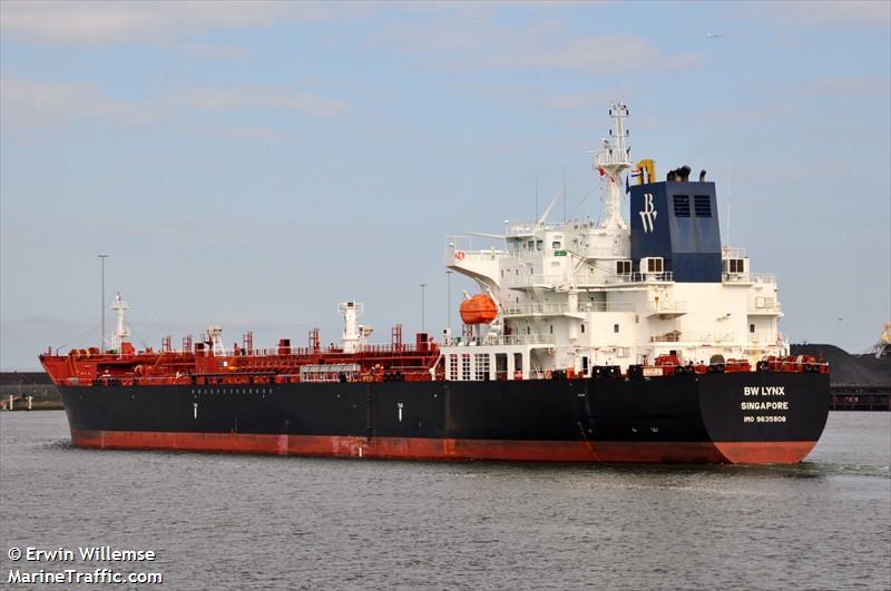bw lynx (Chemical/Oil Products Tanker) - IMO 9635808, MMSI 563619000, Call Sign 9V2340 under the flag of Singapore