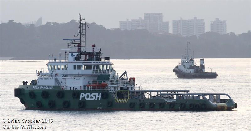 posh panglima (Tug) - IMO 9566007, MMSI 565109000, Call Sign 9V8711 under the flag of Singapore