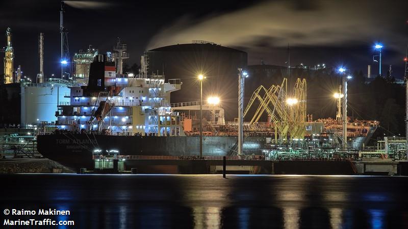 torm atlantic (Chemical/Oil Products Tanker) - IMO 9433509, MMSI 566428000, Call Sign 9V3389 under the flag of Singapore