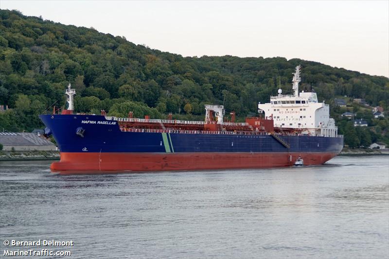 hafnia magellan (Chemical/Oil Products Tanker) - IMO 9725615, MMSI 566573000, Call Sign 9V3279 under the flag of Singapore