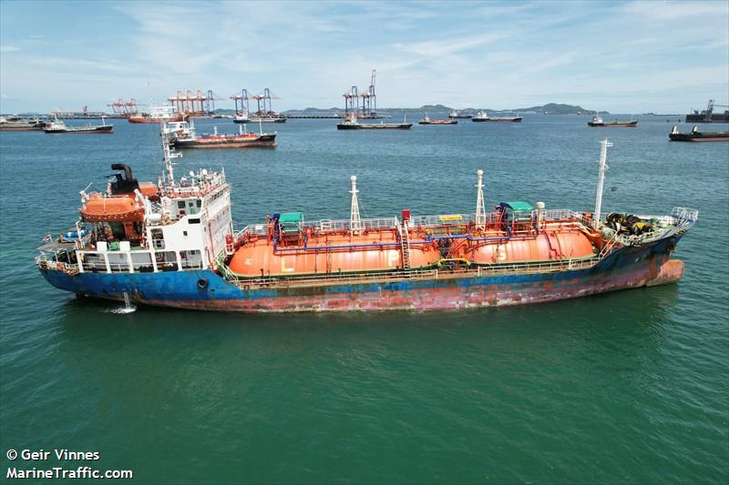 pilatus 55 (LPG Tanker) - IMO 9114646, MMSI 567071700, Call Sign HSB7559 under the flag of Thailand