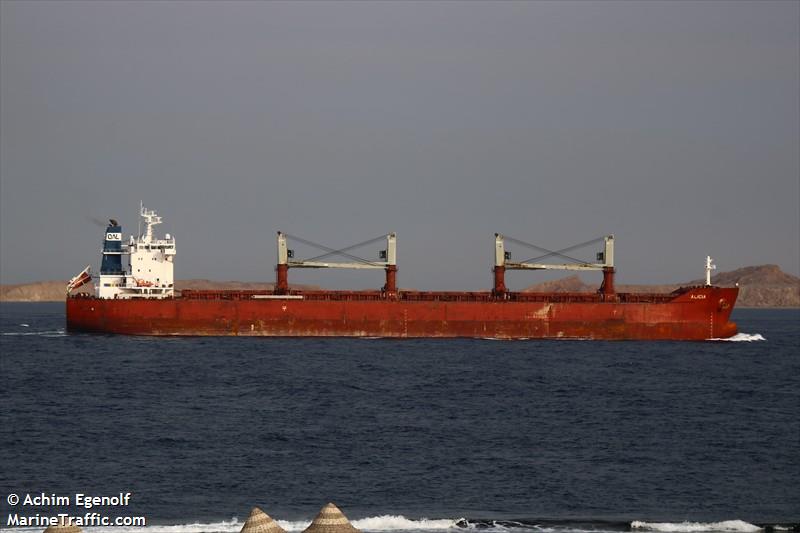 alicia (Bulk Carrier) - IMO 9663623, MMSI 636015671, Call Sign D5CD6 under the flag of Liberia