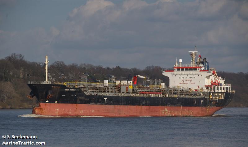 chem jupiter (Chemical/Oil Products Tanker) - IMO 9508158, MMSI 636020400, Call Sign D5ZA8 under the flag of Liberia