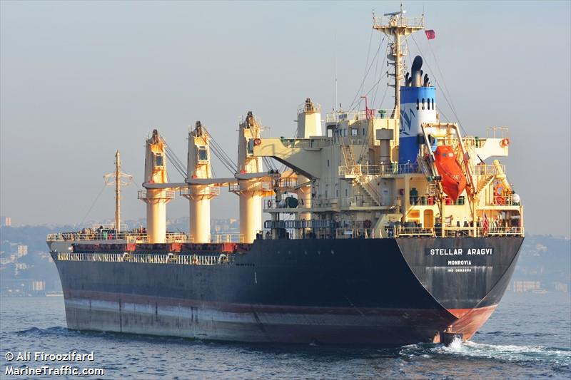 stellar aragvi (Bulk Carrier) - IMO 9682899, MMSI 636020435, Call Sign D5ZF8 under the flag of Liberia