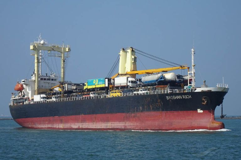 baoshan rich (General Cargo Ship) - IMO 9128843, MMSI 671992000, Call Sign 5VFK9 under the flag of Togolese Rep