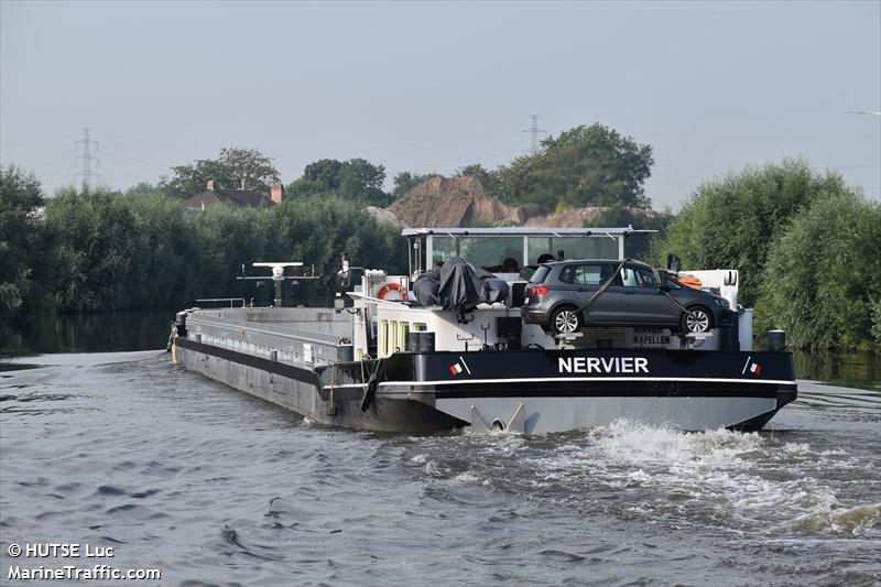 nervier (Cargo ship) - IMO , MMSI 205310490, Call Sign OT31<4 under the flag of Belgium