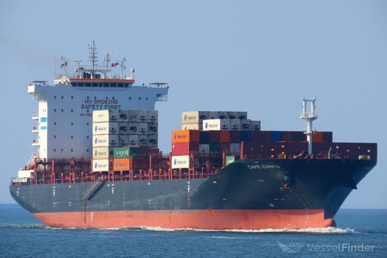 cape corfu (Container Ship) - IMO 9857432, MMSI 210210000, Call Sign 5BTK5 under the flag of Cyprus