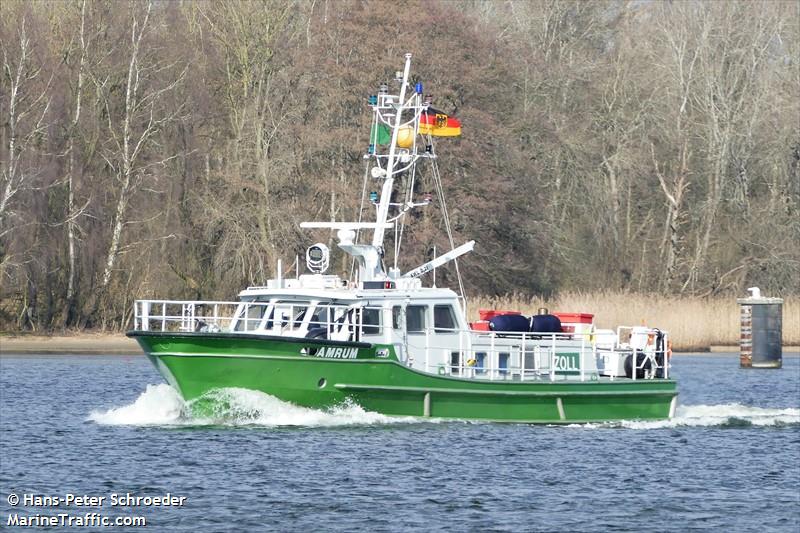 amrum (Law enforcment) - IMO , MMSI 211256440, Call Sign DLVR under the flag of Germany