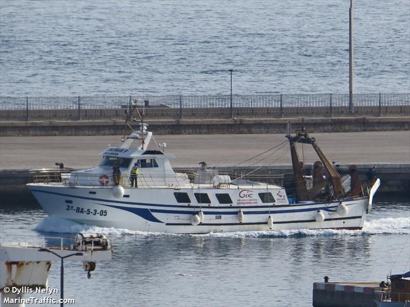bonomar f. (Fishing Vessel) - IMO , MMSI 224164580, Call Sign EBUM under the flag of Spain